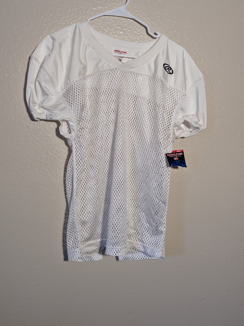 Rawlings White Mesh Practice Football Jersey - Men's